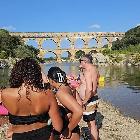 Bord Du Gardon, Near Uzes And Pont Du Gard 펜션